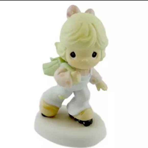 Precious Moments Other - Precious Moments ROLL AWAY ROLL AWAY ROLL AWAY Porcelain Roller Skates 879002